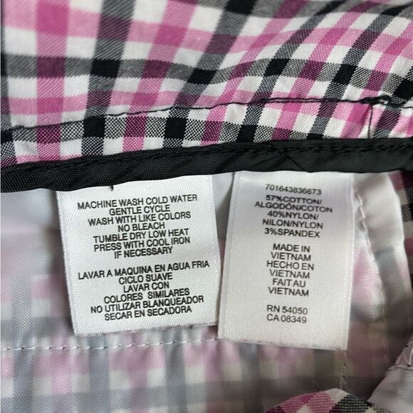 Jones New York Sport Plaid Shorts Stretchy Size 8 - Picture 13 of 14